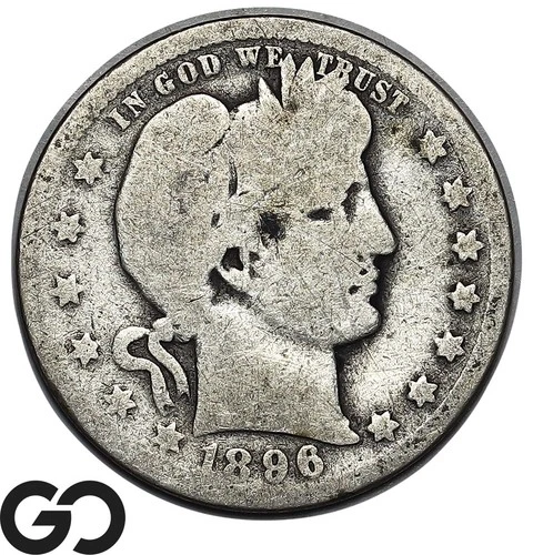 1896-O Barber Quarter