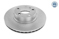 2X Meyle Bremsscheibe MEYLE-PD: Advanced Performance And Design. 383 521 0012/PD