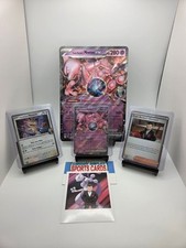 Team Rocket's Mewtwo ex 205 SET COMPLETO DI CARTE PROMO CON FOTO ADESIVA (5 OGGETTI)