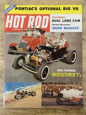 HOT ROD MAGAZINE MARCH 1961 PONTIAC'S OPTIONAL BIG V8 '61 FORD THE ROBERT E. LEE