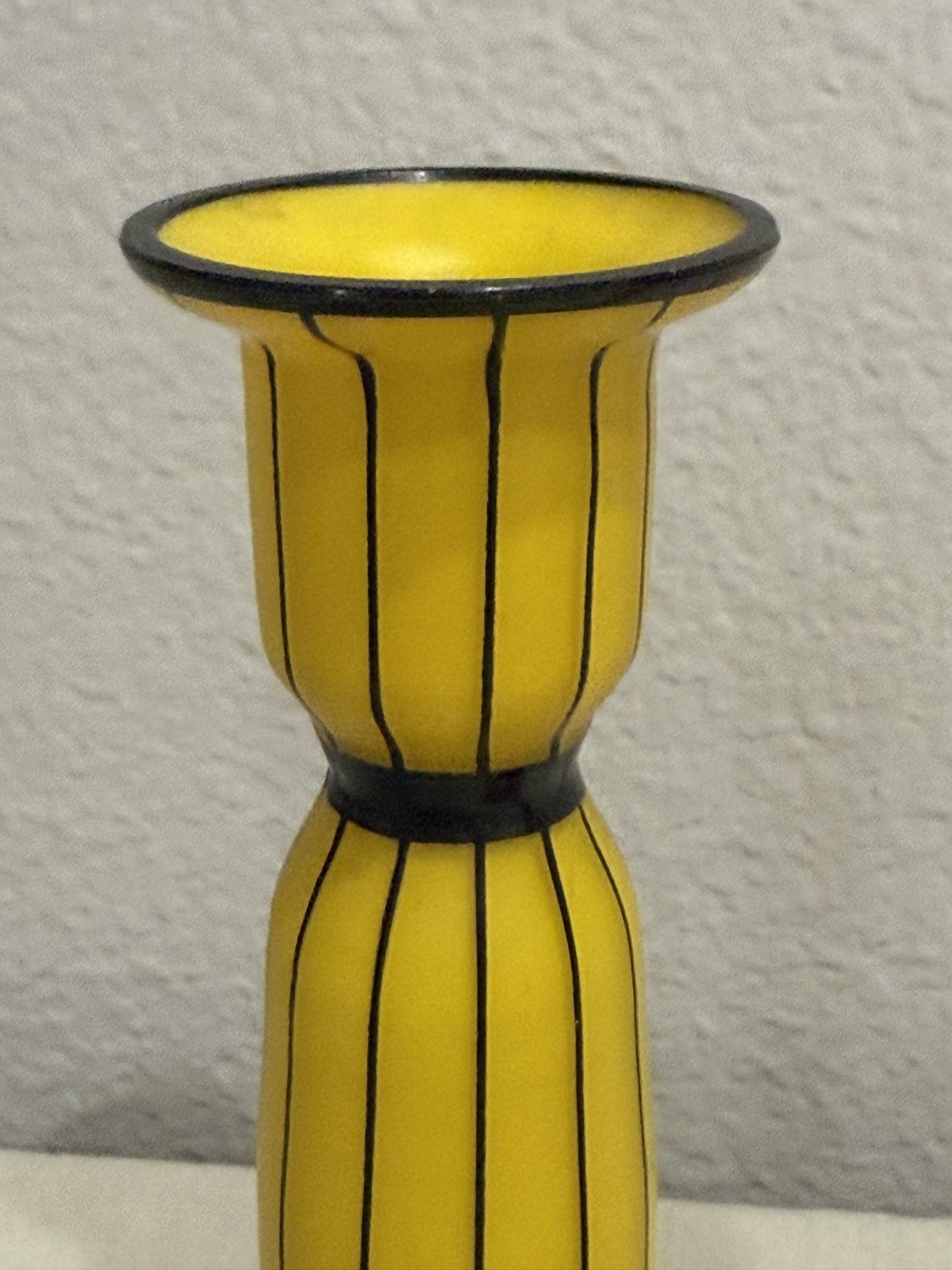 3 Vintage Czech Cased Glass Bud Vases Lovely!