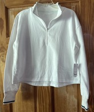 NWT 3XL 22.5P Xersion Girls Quick Dri Zip Mock Neck Top Long Sleeve Thumbholes