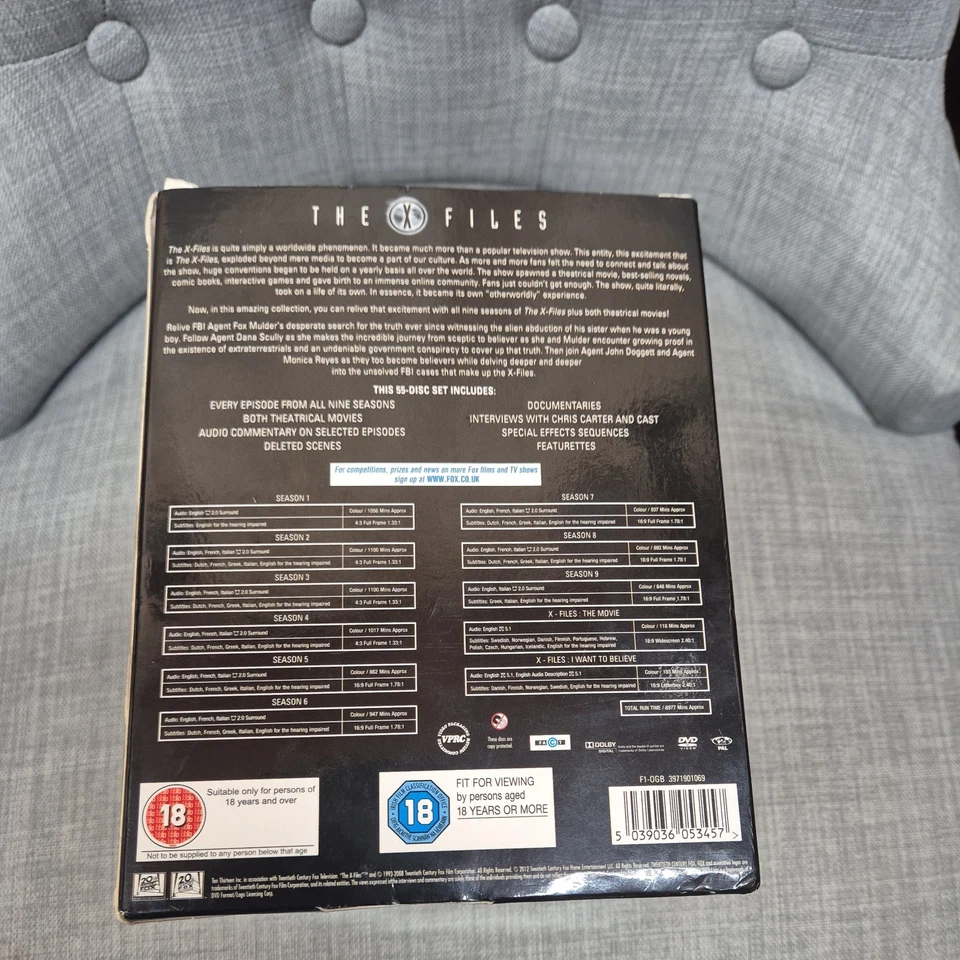 X-Files seasons 1 to 9 and movies collection DVD   Box set - Image 2 of 4