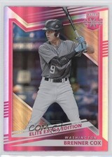 2022 Panini Elite Extra Edition Pink Brenner Cox #111 1pi0