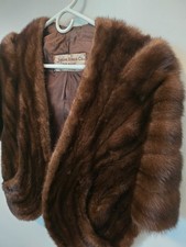 Genuine mink vintage stole valued for its soft and silky texture