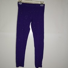 Total girl purple with sparkle leggings size 14