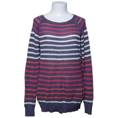 Flashlights, Strickpullover, Größe: L, Grau/Mehrfarbig, Streifen, Damen #v0a
