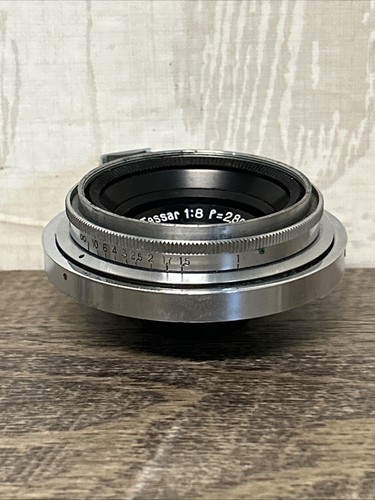 Rare Vintage Contax Carl Zeiss Jena Tessar 2.8cm f/8 Wide Angle Lens 1936 - Picture 2 of 6