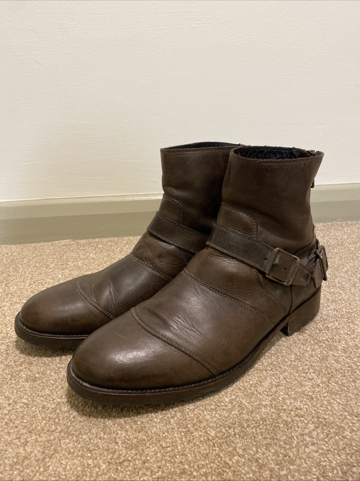 Belstaff Men’s Leather Original Trialmaster Boots Size 45 - Used