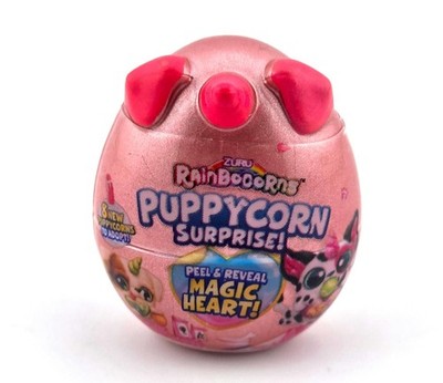 Zuru Mini Brands Rare Rose Rainbocorns Puppycorn Surprise Magic Heart