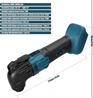CERYCOSE Rechargeable Brushless  Oscillating Tool Multifunctional FAST SHIPPING