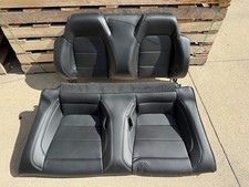 2018-2023 Ford Mustang Gt Convertible Rear Seats Black Leather - Oem 2018-2023 Ford Mustang Gt Convertible Rear Seats Black Leather - Oem