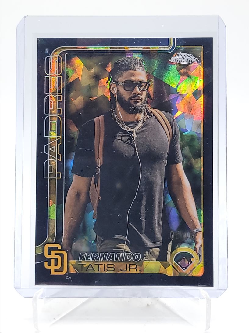 FERNANDO TATIS JR. 2025 TOPPS CHROME SAPPHIRE BLACK VARIATION /10 Q3804