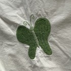 Pottery Barn White Embroidered Butterfly Duvet Cover Queen — photo 4