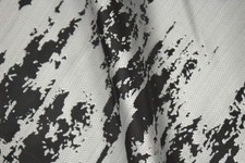 Marmore Black and White Marbled Splash Jacquard Wedding Tablecloth Polyester Din