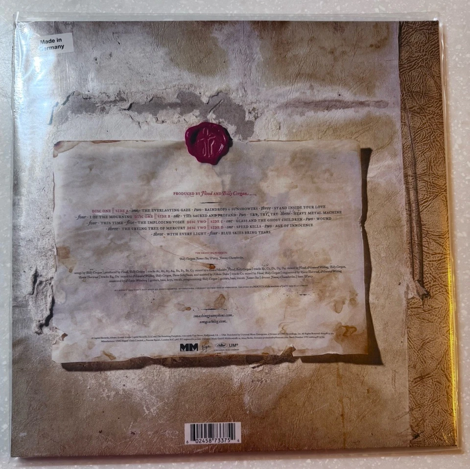 Smashing Pumpkins-MASHINA/The Machines Of God-25 Anniversary Limited Edition Vin Foto 3 de 3