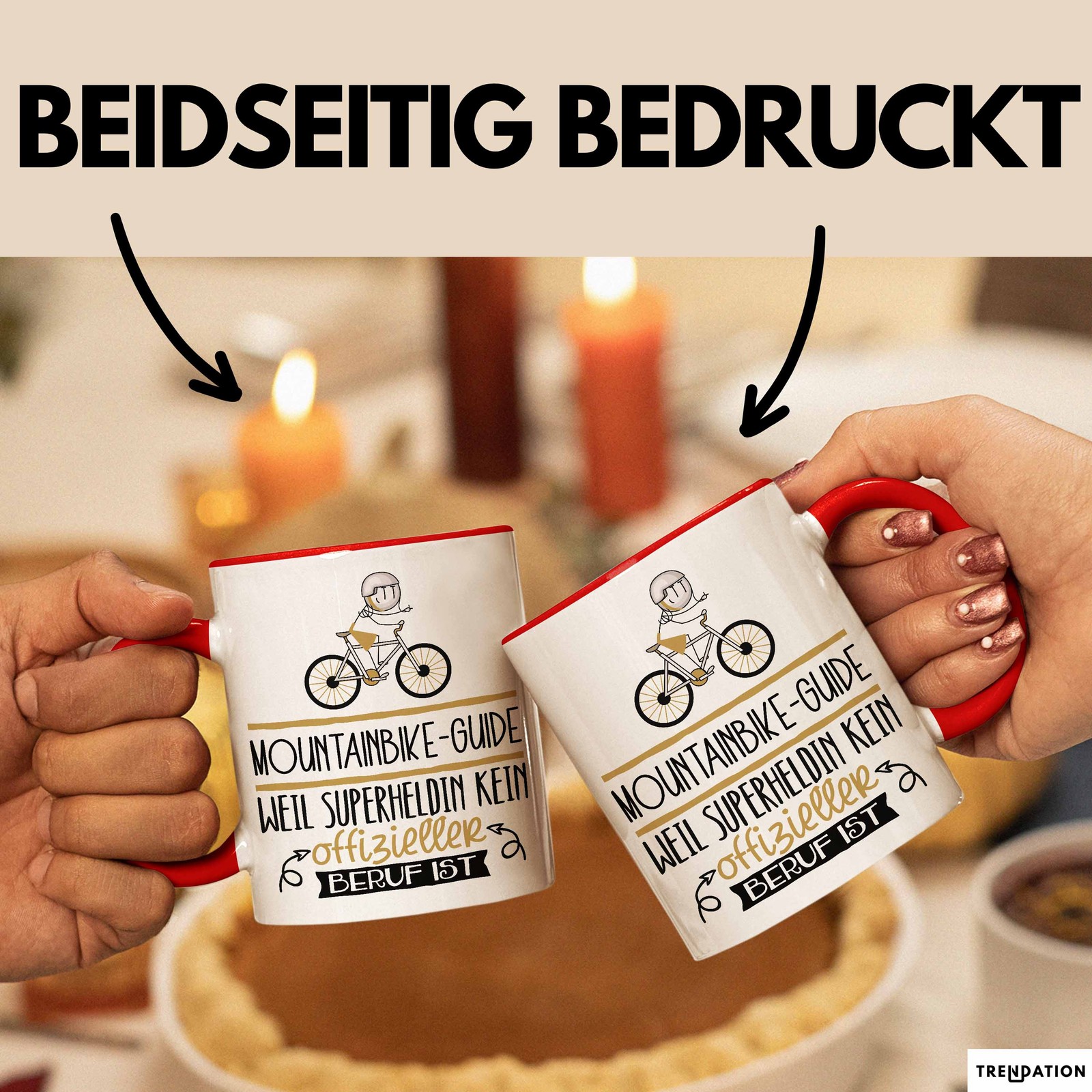 Guida mountain bike regalo tazza frase divertente guida mountain bike perché superh foto 6