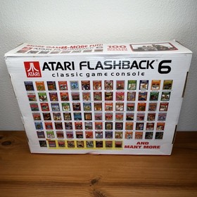 Atari Flashback 6 Classic Game Console 100 Built-In Games Tested
