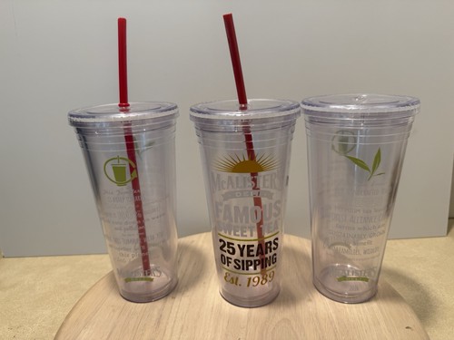 3 Bicchieri Deli Mcalister's datati