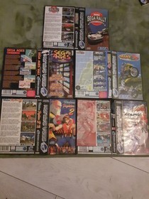 sega saturn bundle Console MK2, PAL, Original Controller, leads 5 games