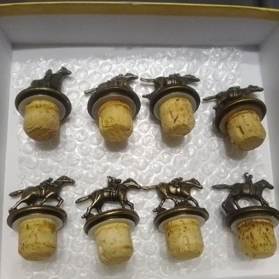 Blanton's Bourbon Complete Set of 8 Bottle Stoppers from Japan