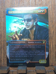 Ian Malcolm, Chaotician (Foil Borderless) Universes Beyond: Jurassic World