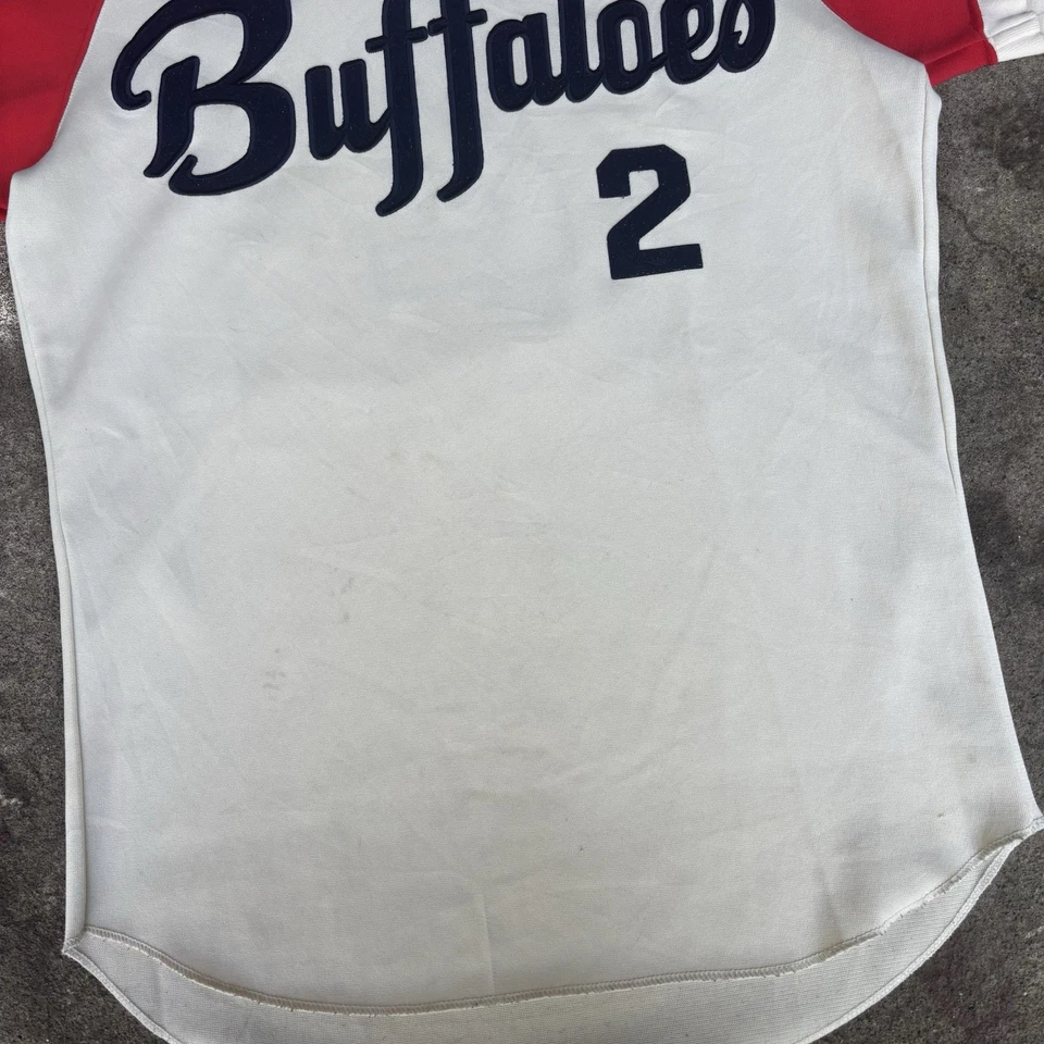 Camiseta de béisbol Mizuno vintage años 90 de Osaka Kintetsu Buffaloes Japón RARA Foto 4 de 4