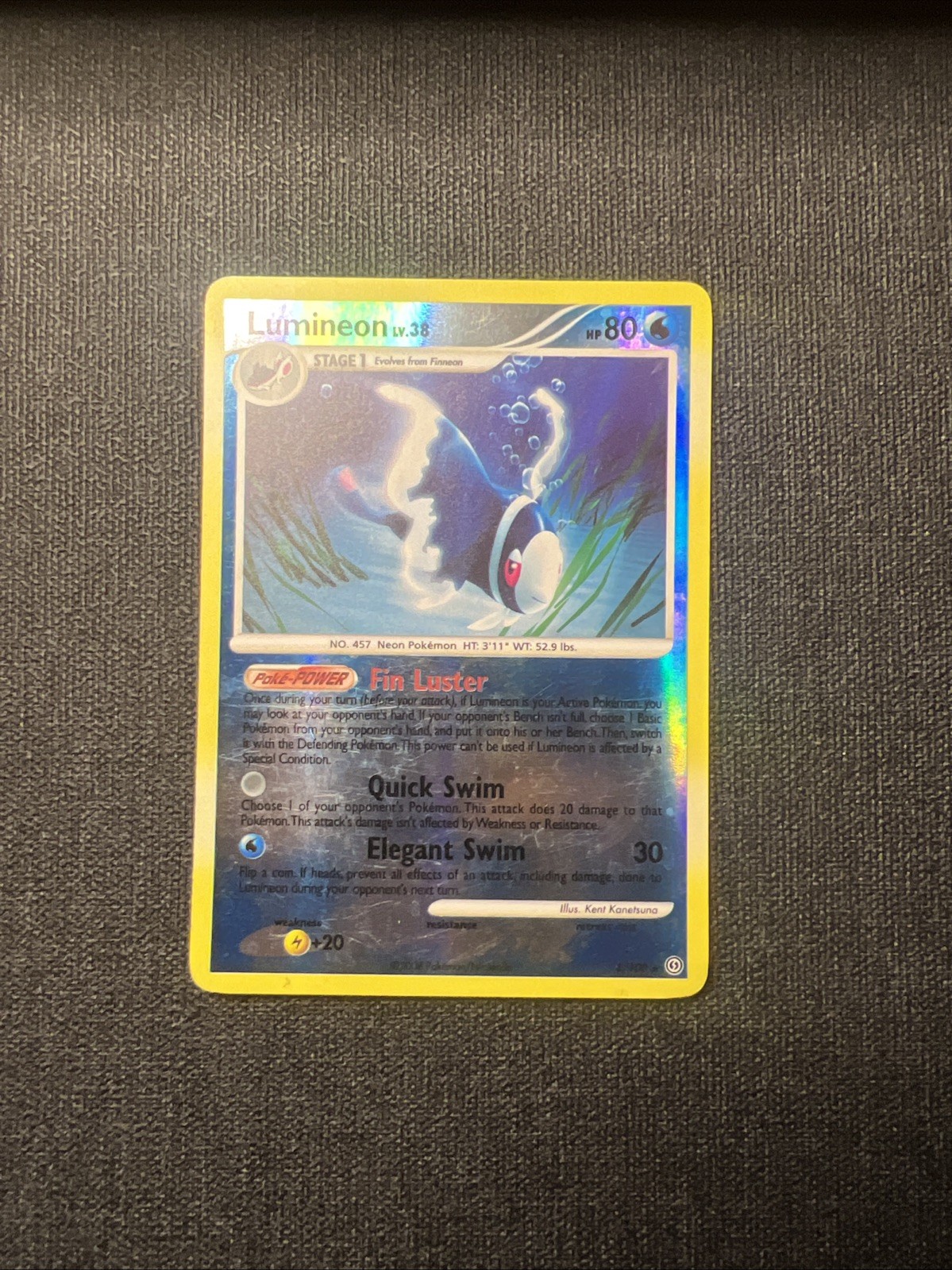 Lumineon 4/100 Stormfront Reverse Holo - LP-