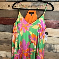 Tahari ASL Floral Maxi Dress Size Small