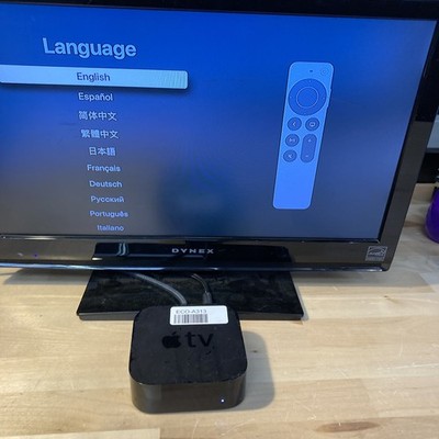 Apple TV HD 32GB (4th Gen) 1080p Media Player Tested Factory Reset No Remote