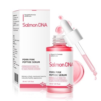 PDRN Serum Pink Peptide with Salmon DNA & 5 Peptides Complex, Face Serum for ...