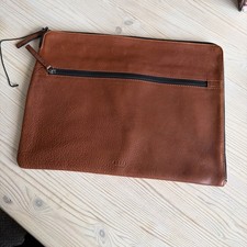 Retro Genuine Leather Laptop Sleeve Case 12 13 14 inch For MacBook Still Nordic