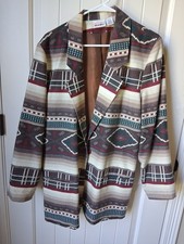 Vintage Men/womans Large Western Blazer Southwest. Free Ship
