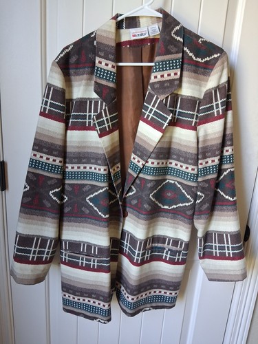 Vintage Men/womans  Large Western Blazer Southwest. Free Ship