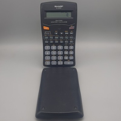 Sharp EL-500W Wissenschaftlicher Taschenrechner Scientific Calculator mit Hülle