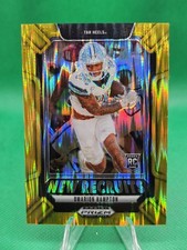 2025 Panini Prizm Omarion Hampton New Recruits Gold Flash #18 13/49 (RC)