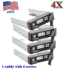 Lot of 4 Lenovo 2.5" SAS SATA Hard Drive Tray Caddy for ST250 ST550 SR550 SR650