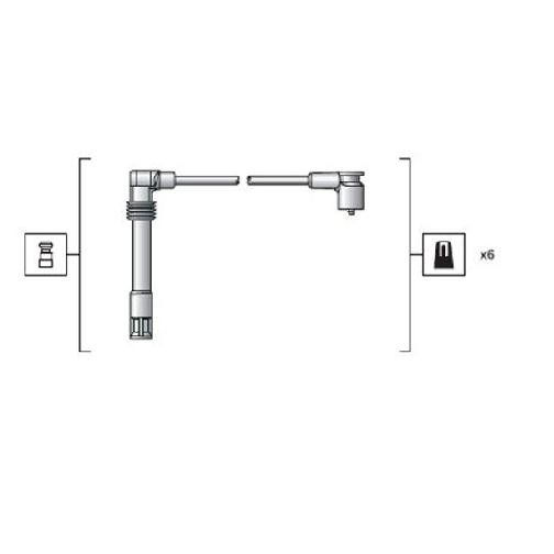ZüNdleitungssatz FüR Audi A8 4D 2.8 96 Bis 02 Magneti AGE AQD-image