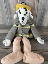 Sunny & Co Dalmation Dog Fireman Large 28” Full Body Hand Puppet NO PANTS/BOOTS