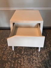 Bedside Table - White - Very Good Condition - Read Description For Details
