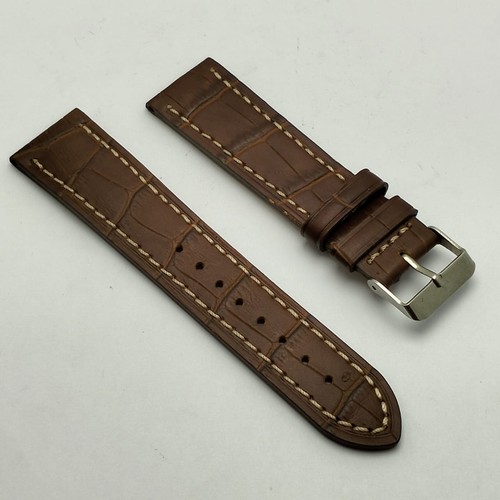 22 mm Bandco Buffalo Genuine Leather Men’s Watch Band Strap