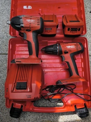 Hilti SFC 22-A Akkuschrauber mit Ladegerät und Akkus Im Koffer. Gebraucht