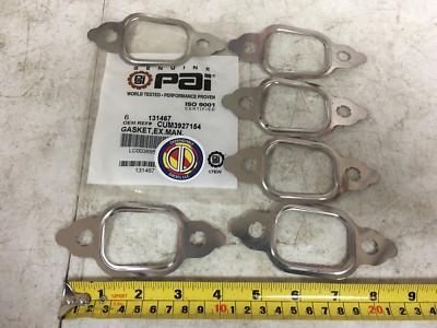 Exhaust Manifold Gaskets for Cummins ISB4 6B 4B & ISB. PAI # 131467 Ref ...