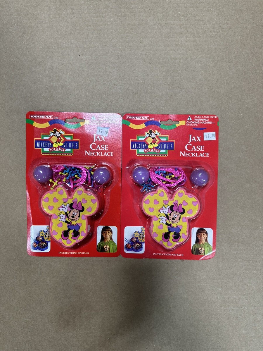 Lot Of 2 Vintage TootsieToy Mickeys Stuff Minnie Mouse Jax
