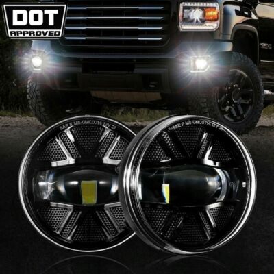 DRFG LED Fog Light with DRL Compatible with 2007-2013 GMC Sierra