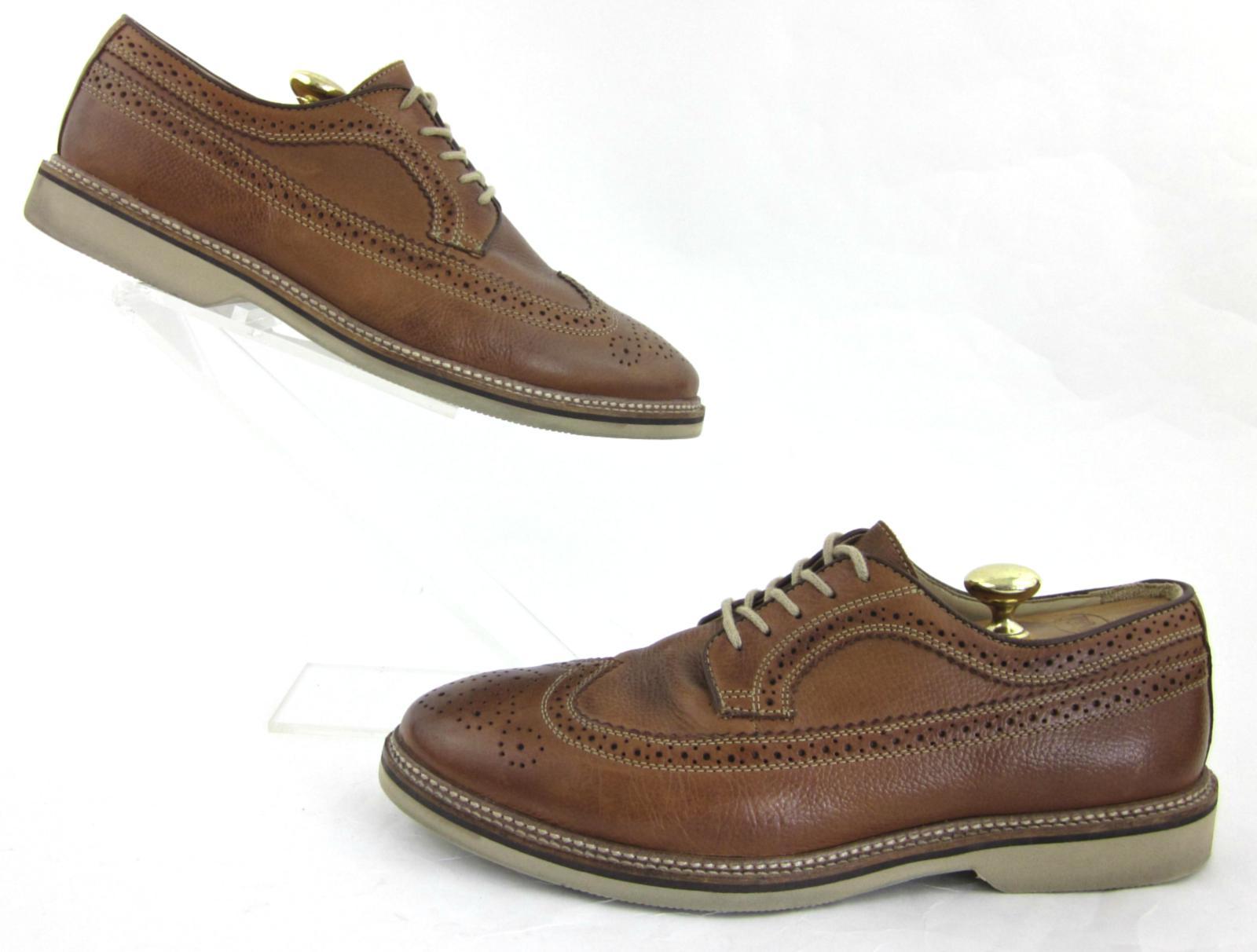 Nordstrom Wingtip Shoes Walnut Leather 