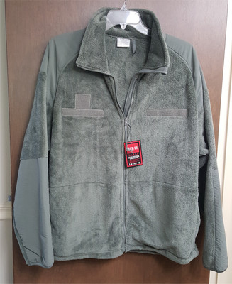 air force green fleece jacket