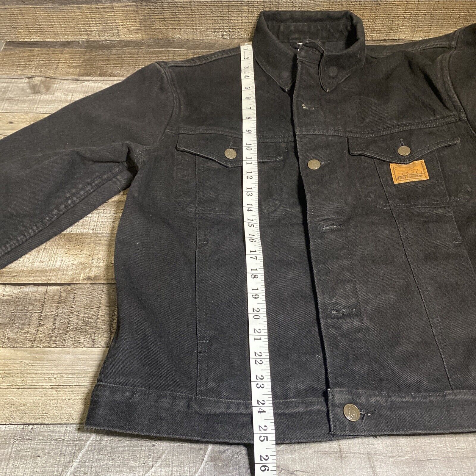Draggin Jeans Black Denim Jacket Kevlar Lined Men… - image 9
