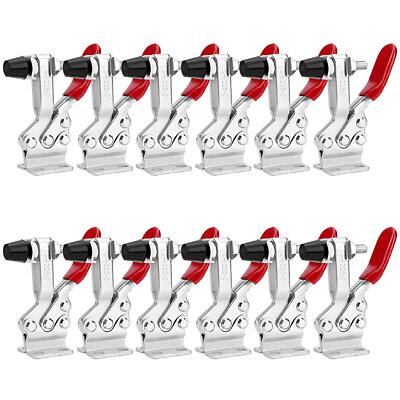 12 Pack Red 220 Lbs 225D Toggle Clamp Quick Release Hold Down Antislip Tool