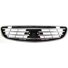 Infiniti I35 For 2002-2004 Sedan 4-door Grille Front Silver Plastic In1200106